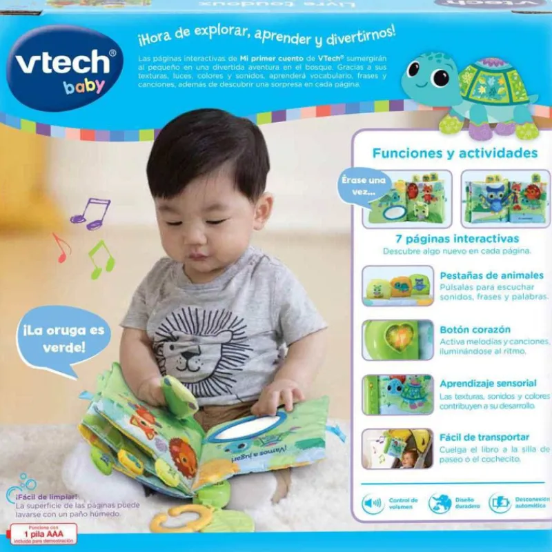 Vtech Baby Mi primer Cuento Texturas y Descubrimiento> Primera Infancia