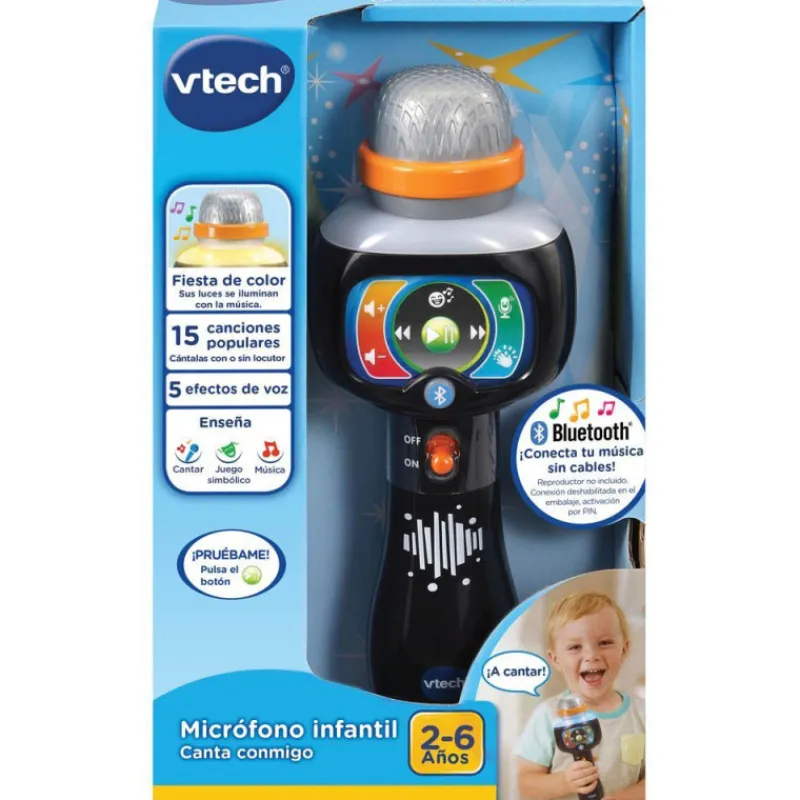 Vtech Baby Micófono Infantil Canta Conmigo> Musicales