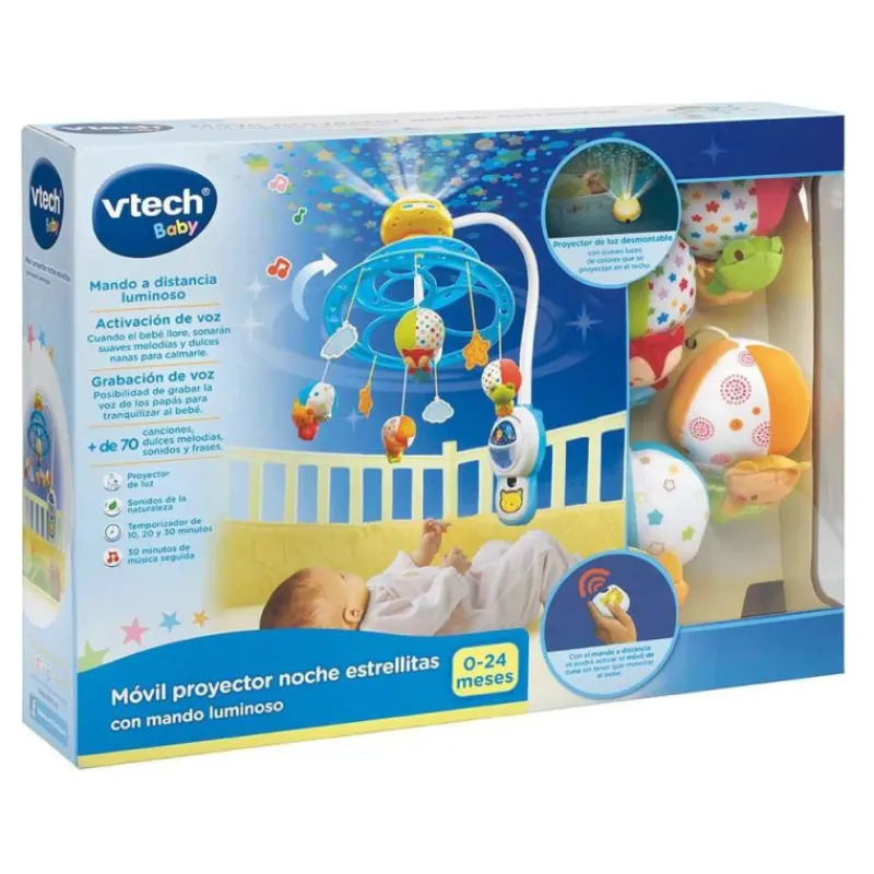 Vtech Baby Móvil Proyector Noche Estrellitas> Primera Infancia