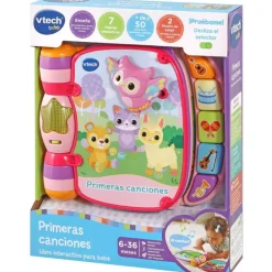 Vtech Baby Primeras Canciones Rosa Libro Interactivo para Bebés><noscript><img width=