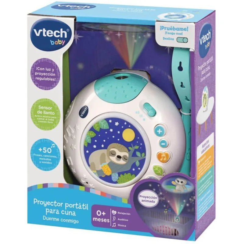 Vtech Baby Proyector Portátil para Cuna Duerme Conmigo> Primera Infancia