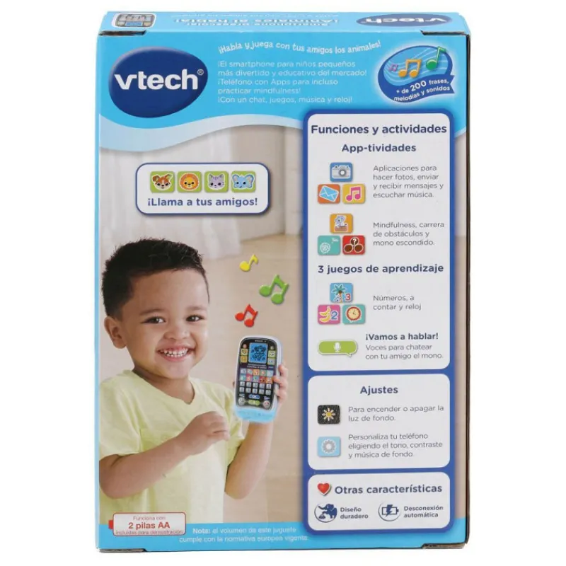 Vtech Baby Smartphone Preescolar ¡Animales al Habla!> Primera Infancia