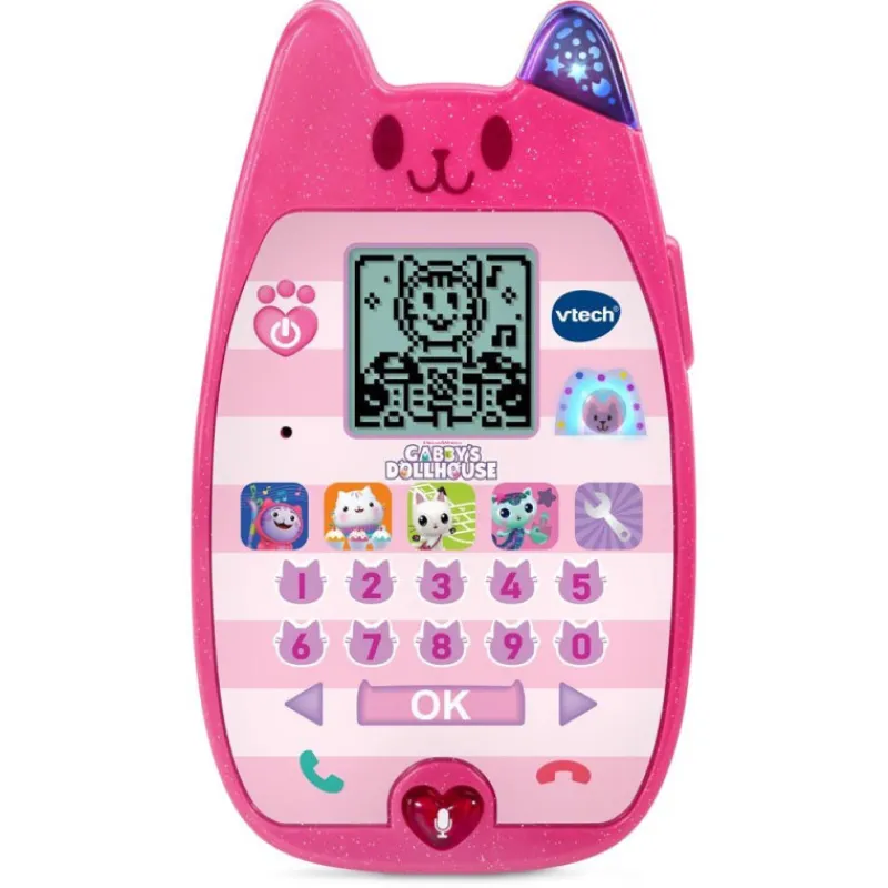 Vtech Baby Teléfono A-Miau-Cinante La casa de Muñecas de Gabby> Juguetes Electrónicos