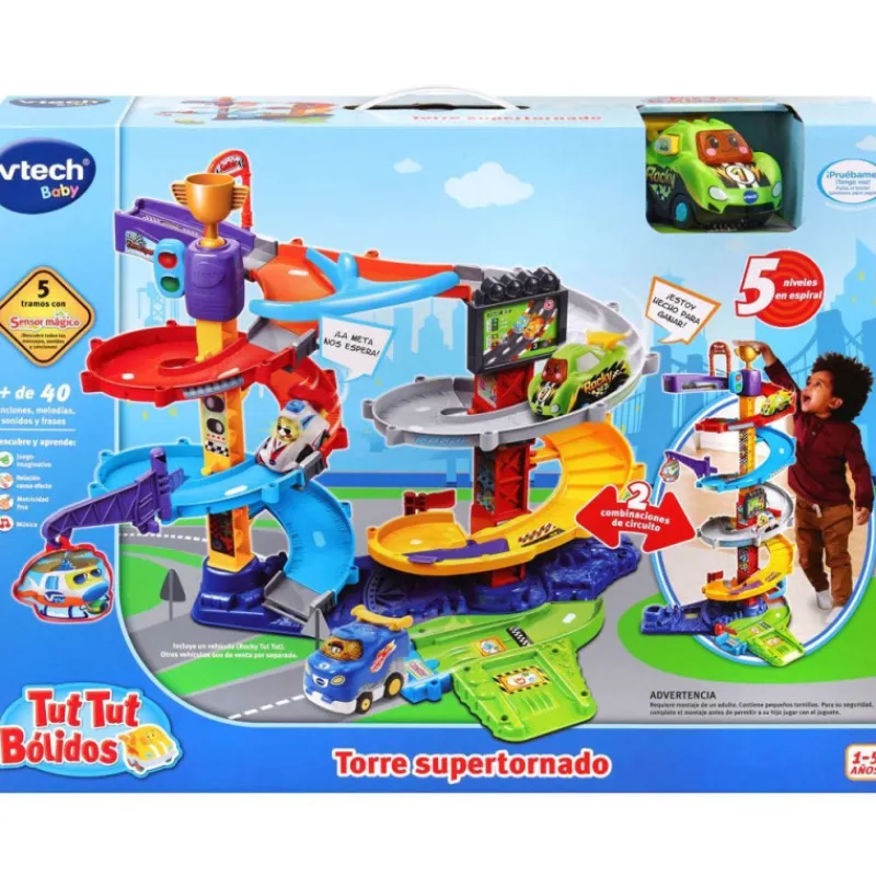 Vtech Baby Tut Tut Bólidos Supertornado> Vehículos Y Pistas