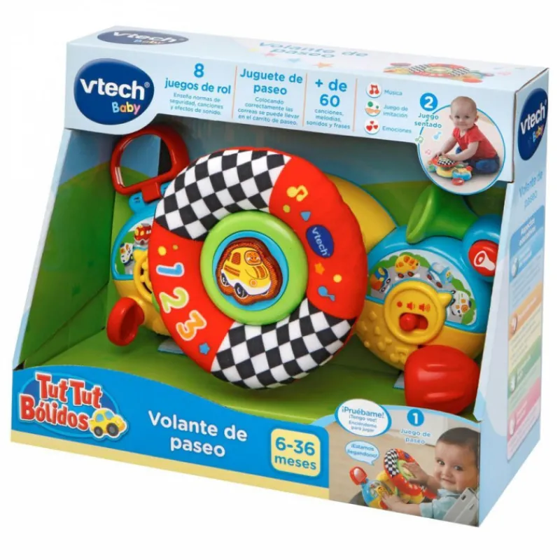 Vtech Baby Tut Tut Bólidos Volante de Paseo> Primera Infancia