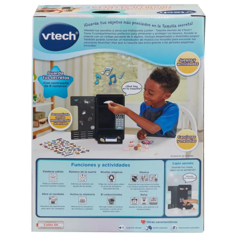 Vtech KidiSecrets Locker Taquilla Secreta Negra> Imitación|Juguetes Electrónicos