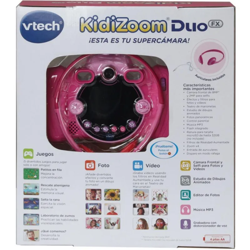 Vtech Kidizoom Duo FX 12 en 1 Rosa> Juguetes Electrónicos