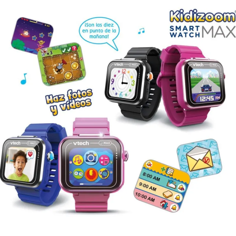 Vtech Kidizoom Smartwatch MAX Azul> Juguetes Electrónicos