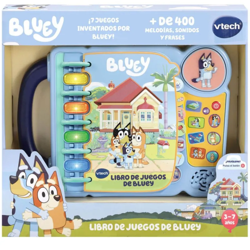 Vtech Libro de Juegos de Bluey> Juguetes Electrónicos