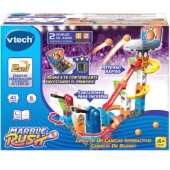 Vtech Marble Rush Canasta de Basket Circuito de Canicas Interactivo> Vehículos Y Pistas