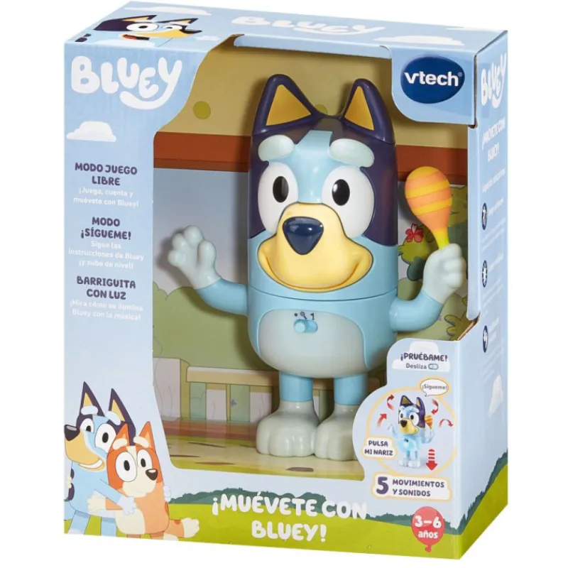 Vtech ¡Muévete con Bluey!> Figuras Acción