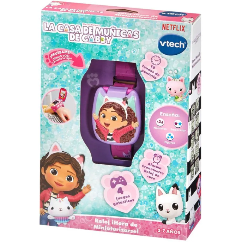 Vtech Reloj La casa de muñecas de Gabby¡Hora de Miniaturizarse!> Juguetes Electrónicos