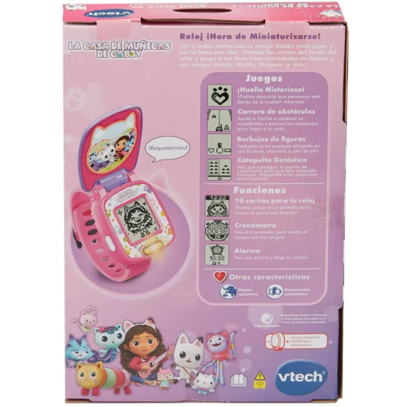 Vtech Reloj La casa de muñecas de Gabby¡Hora de Miniaturizarse!> Juguetes Electrónicos