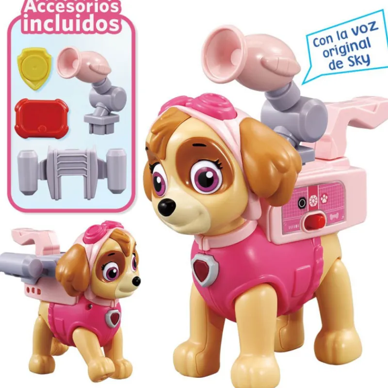 Paw patrol VTech Skye Mascota Interactiva ¡Al Rescate!> Figuras Acción