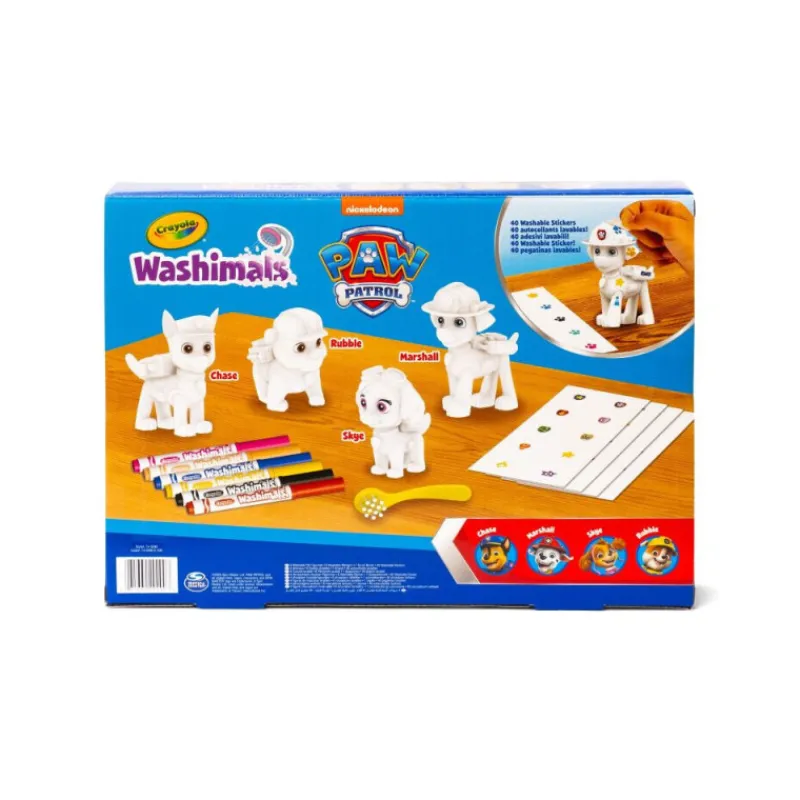 Crayola Washimals Paw Patrol Set 4 Mascotas para Colorear> Creativos