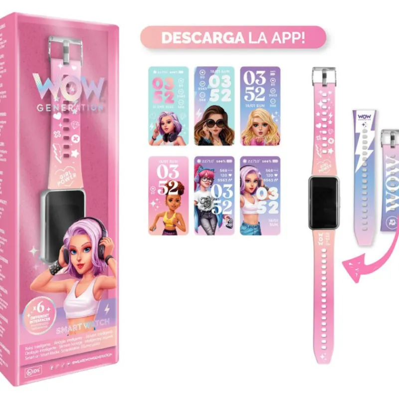 Wow generation Smartwatch Con Doble Correa> Juguetes Electrónicos